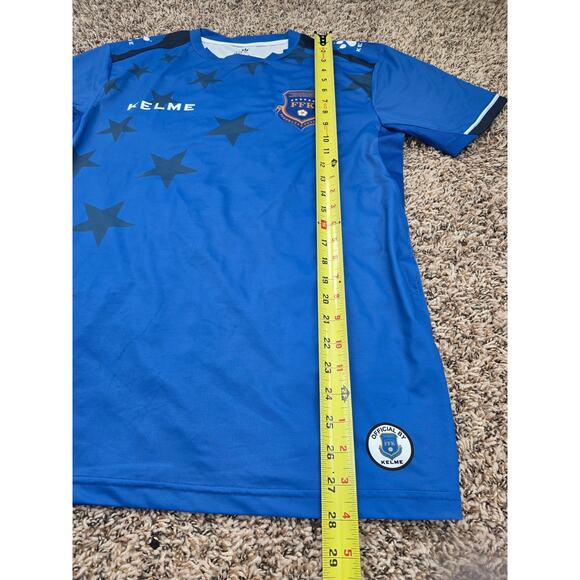 Kelme Kosovo National Team Jersey 2018/19 Blue Stars Kit Men’s Small FFK Soccer - Picture 8 of 9